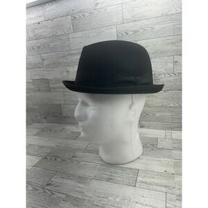 Towncraft Vintage Fedora Hat Mens‎ Black Felt Size 7 XXX Quality